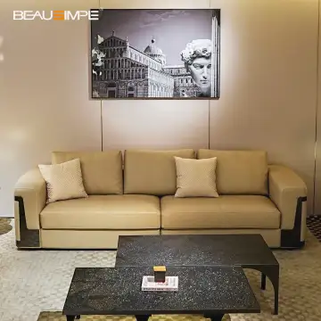 Italian Leather Combination Ray Sofa