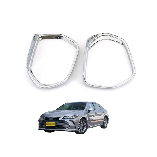 OEM Chrome Plated Carbon Fiber ABS Rearview Mirror Eyebrow Decoration for Toyota Avalon 2019