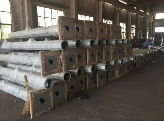 8m Galvanized Solar Street Lamp