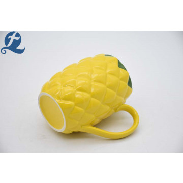 Fashion creative custom printed shape ceramic cup