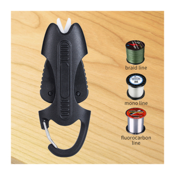 MIDDIA Portable 1 Inch Retractable Serrated Ceramic Fishing Scissors