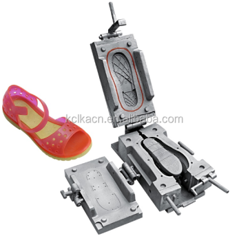 OEM Aluminium Air Blowing PVC Injection Sandal Shoes Mould