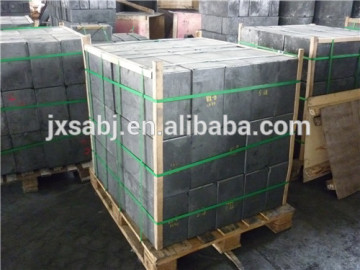 bulk density:1.85g/cm3 graphite block