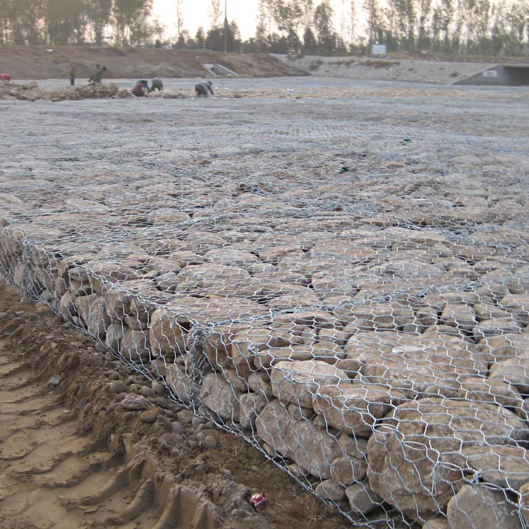 Речный канал Gabion Wire Construction