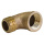 Gunmetal Bronze Threaded Cast 90° Elbow