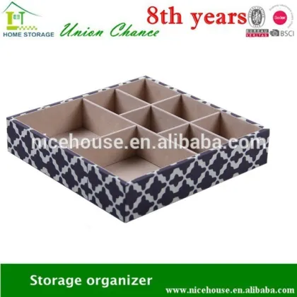 3 compartments printing surface makeup pandora jewelry tray