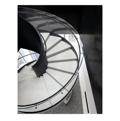 White Terrazzo Stone Indoor Home Decor Stair Step Tile Treads