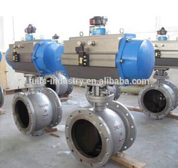 V-type regulating ball valve/pneumatic V type ball valve price