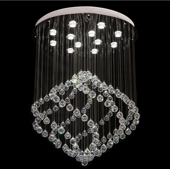 crystal restaurant lights chandelier commercial lighting