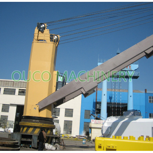 Heavy Duty Hiab 40T26M Cargo Marine Crane