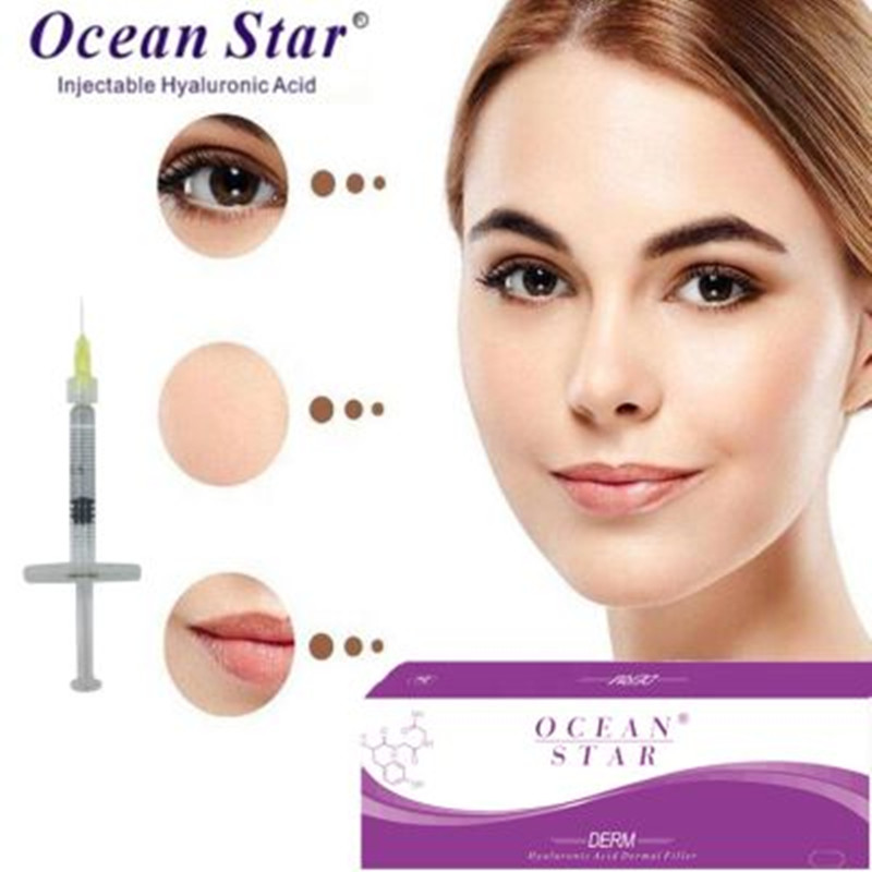 Ocean Star Hyaluronic Dermal Filler Lip Aumentation Pecho