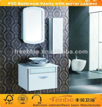 Funtional and Deluxe PVC bathroom vanity