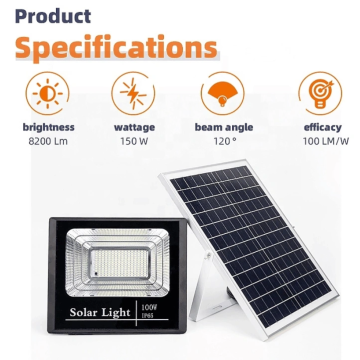 مضاد للطقس في الهواء الطلق LED LED Solar Flood Light for Patios