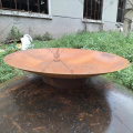 CHEAP 100CM CORTEN STEEL METAL FIRE BOWL