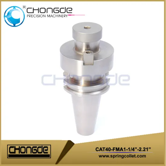 CAT40 Face Shell Mill Tool Holders 1-1/4" Pilot Dia. 2.21" Projection