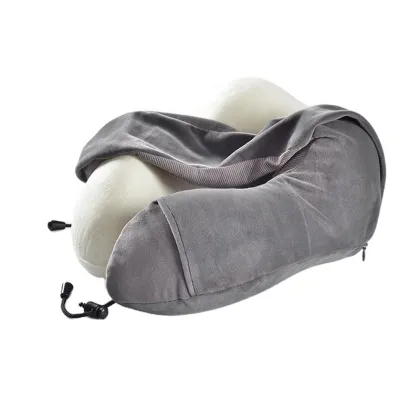 Soft & Support Memory Foam Neck Pillow for Travel and Sleep