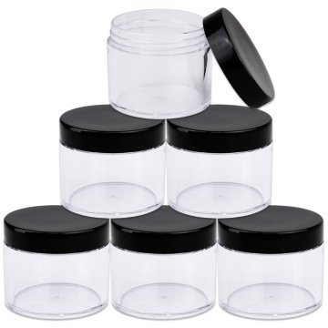 Empty Plastic Jars for Cosmetics - Various Capacities (50ml to 250ml)