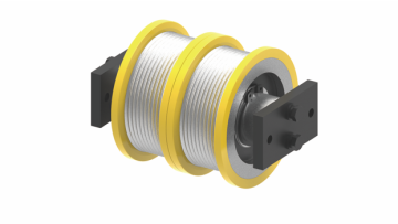 ø99 2-belt/ 2-pulley Check-Ring counter pulley