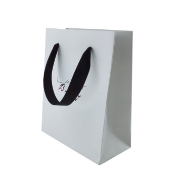 with logo clothes promotion wax coated paper bag