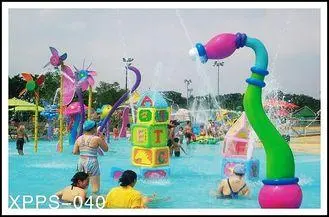 Customized Aqua Park Equipment Aqua Play, Fiberglass, PVC S