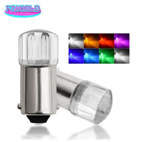 F2WORLD LED Signal Lamp T4W 3030 Chip - 12V White 6000K for Car Roof/Mirror/License Plate Lights