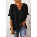 Summer V-neck top Chiffon shirt
