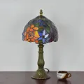 Elegante lámpara de mesa de vidrio para dormitorio y sala de estar