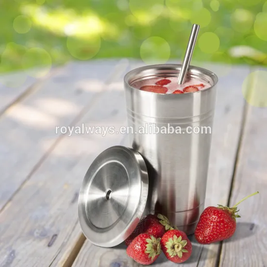 Best Quality Hot or Cold Stainless Steel Drink Tumbler With Straw