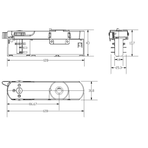 Святлодыёдны драйвер Intrack высокай магутнасці 20 Вт