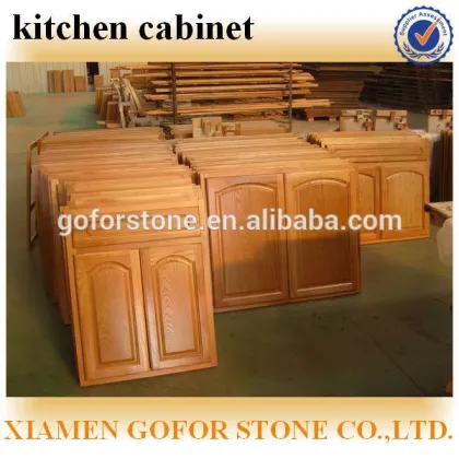 orange kitchen cabinet