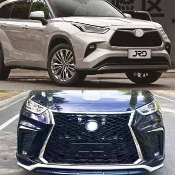 New Arrival Auto Parts: Upgrade Front & Rear Bumper Body Kits for Toyota Highlander 2022