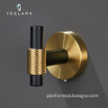 Custom 304 Stainless Steel Brushed Gold Bathroom Accessories: Robe Hooks, Wall Mounted Towel, Key Hangers & Storage Solutions