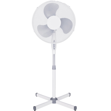 2024 Gray Hot Sell 16 Inch Strong Wind High-Power 3 Blades Electrical Stand Fan
