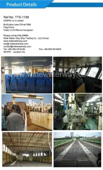 TTS-1158:420PAX ro-ro vessel for sale