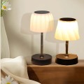 Adjustable height rechargeable LED table lamp