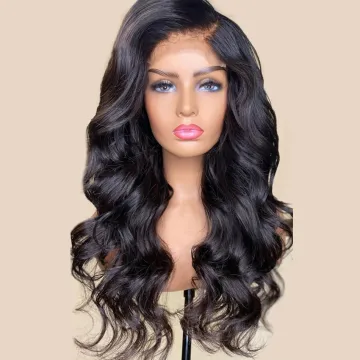 Wholesale Raw Indian Virgin Human Hair Loose Wave Hd Full Lace Front Wig Cheap Transparent Lace Frontal Wig For Black Women