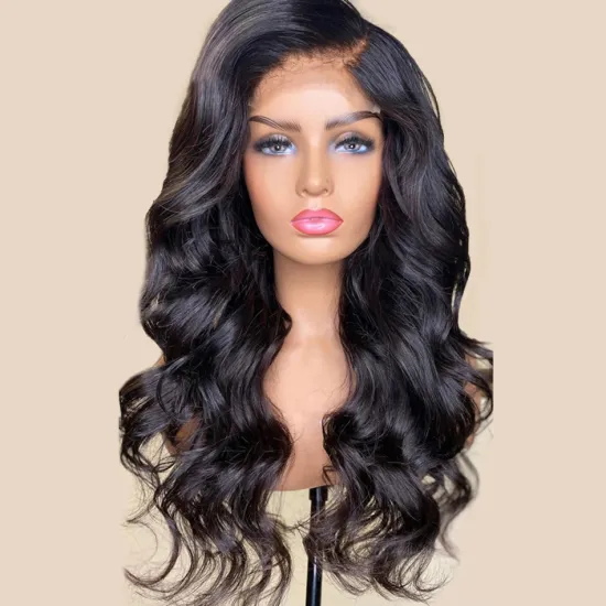 Wholesale Raw Indian Virgin Human Hair Loose Wave Hd Full Lace Front Wig Cheap Transparent Lace Frontal Wig For Black Women