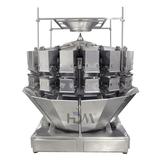 Highdream 7.5L Large Hopper Volume Combine Weigher Salad Multihead Weigher