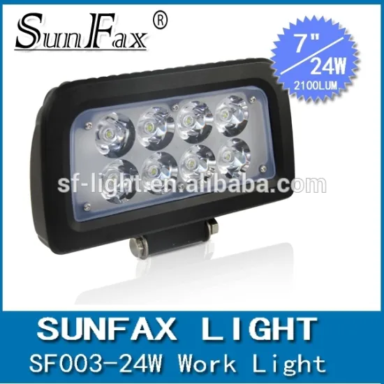 Wholesale 7'' 24w Double row Led work light for Offroad Jeep cars