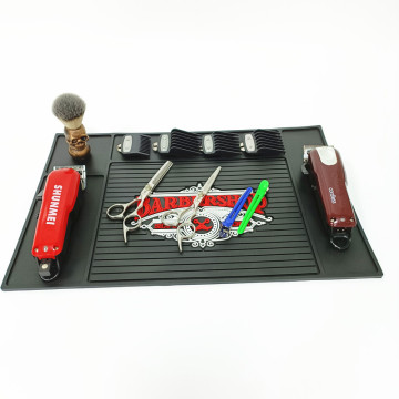 PVC Mat for Barber Salon - Reusable Clippers Non-Slip Pad