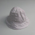 Niños de algodón Poplin Dot Print Floppy Hat