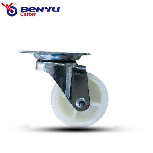 Industrial White Nylon Swivel Castor Wheel