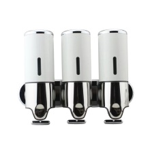 Triple Plastic Manual Wall Mounted Liquid Soap Dispensers