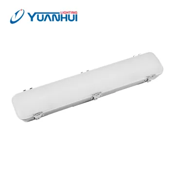  Waterproof IP66 Ceiling Light with GRP Material, 36W/50W LED Batten and Emergency Battery Backup 