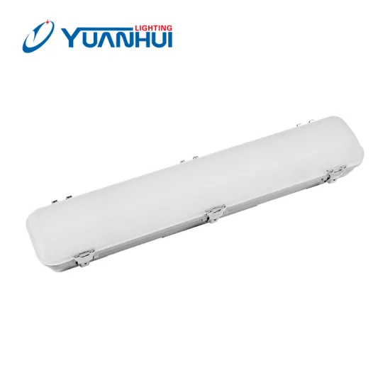  Waterproof IP66 Ceiling Light with GRP Material, 36W/50W LED Batten and Emergency Battery Backup 