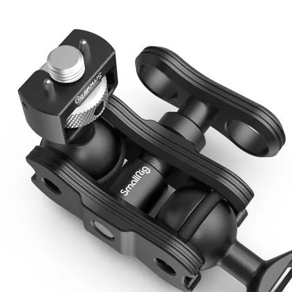 SmallRig Magic Arm With Double Ballhead ( Arri locating Pins and 1/4" Screw) To Mount Smallrig Cage/Monitor -2115