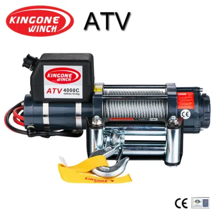 UTV/ATV winch ATV-4000C ATV electric winch atv crane atv winch rope