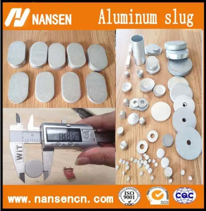 Aluminum slug slugs for cigar&handcream&toothpast tubes