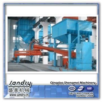 2016 newest resin sand mixing foundry line