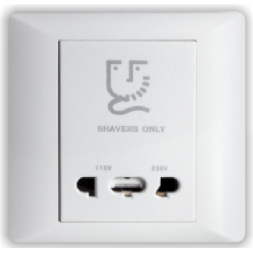 High quality wall shaver socket